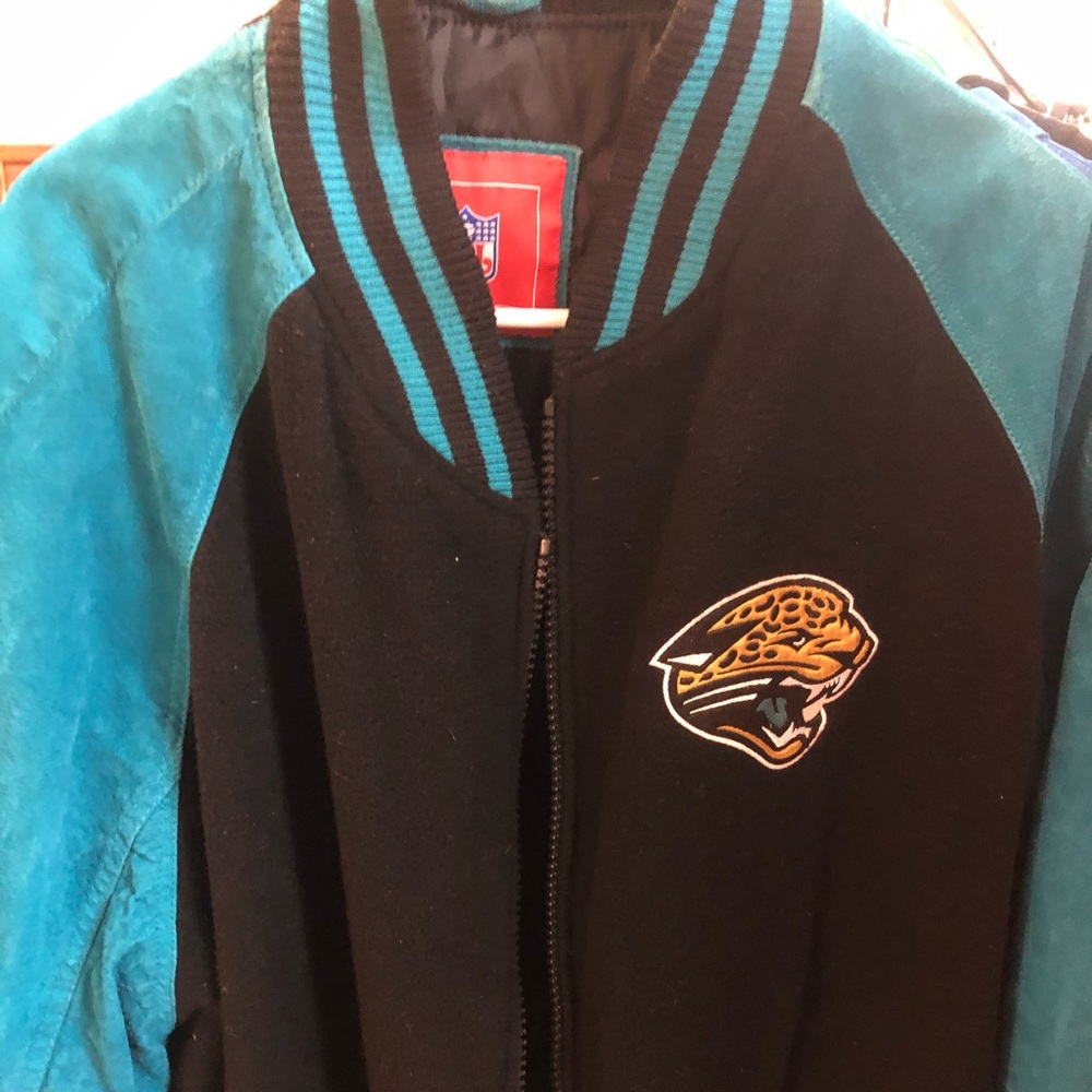 Vintage Jacksonville Jaguars letterman coat